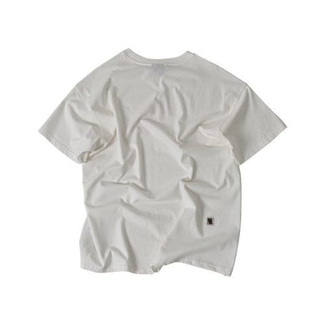 『FREAKISH BUILDING』 マラソンショートスリーブ Tシャツ (White)