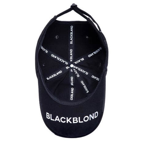 『BLACKBLOND』  ペルソナ プレートロゴキャップ (Black)