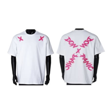 『LOUPS BLANCS』  ドントパニック Tシャツ  (White)