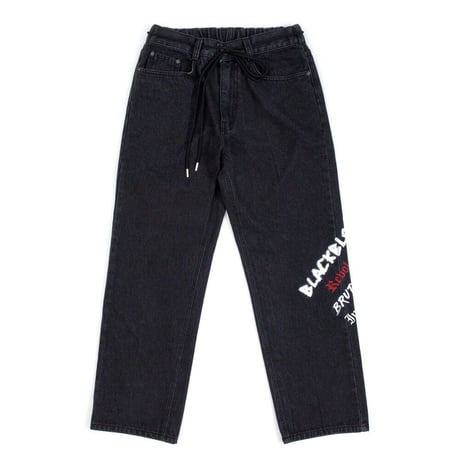『BLACKBLOND』 　ヒストリーデニムパンツ (Charcoal)