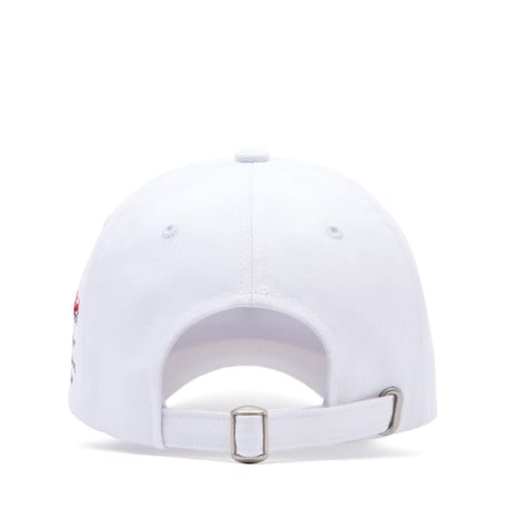 『BLACKBLOND』  　スローガンサイドロゴキャップ (White)