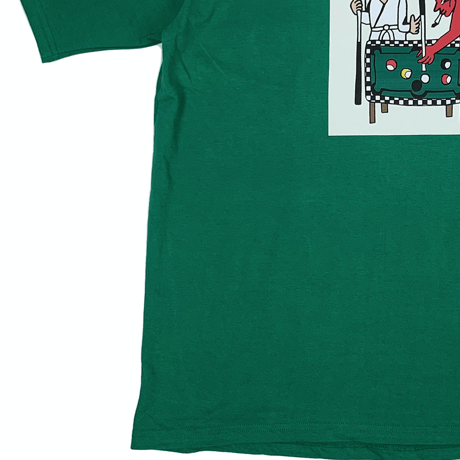 『SK8ER ROCK』 　プレイイングプール半袖 Tシャツ (Green)