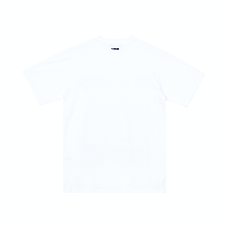 『VETEZE』 　クラシックレーシングハーフ Tシャツ  (White)