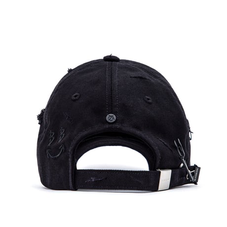 『BLACKBLOND』  リップトカスタム+82 ベルクロパッチロキャップ (Black)