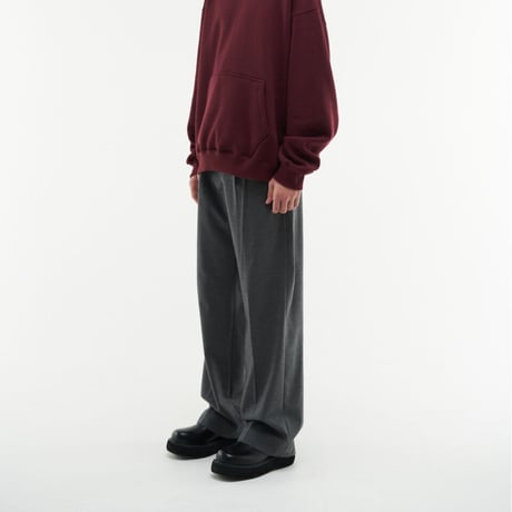 『HIFIFNK』  alden wool trousers pants (Grey)