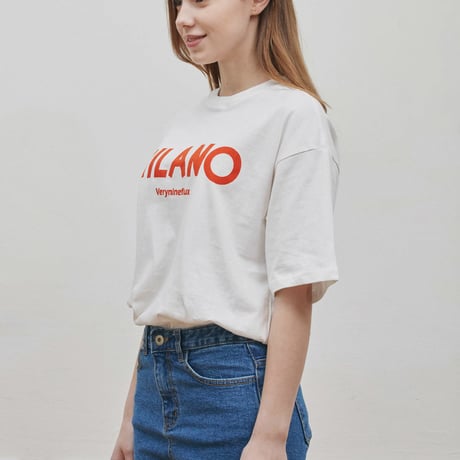 『Verynineflux』  ミラノTシャツ (White)