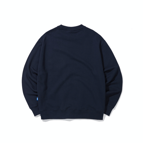 『Code:graphy』 　ハーフアウトラインロゴスウェット (Navy)