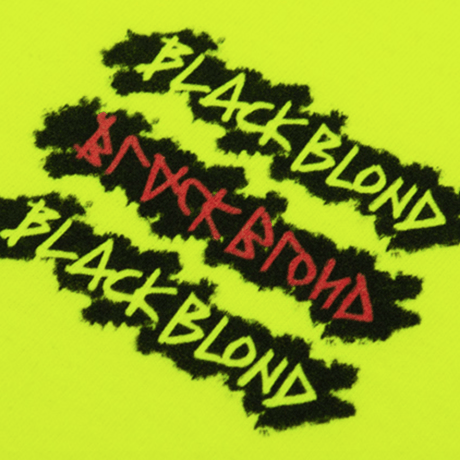 『BLACKBLOND』 グラフィティーロゴショートスリーブ Tシャツ (Neon)