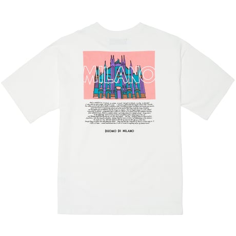 『Verynineflux』 ドゥオモアートワーク Tシャツ (White)