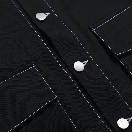 『 BY:L 』 　ステッチコープトラッカージャケット  (Black)