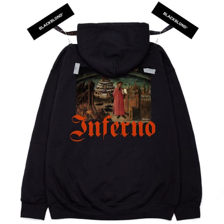 『BLACKBLOND』 　インフェルノパーカー (Black)