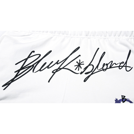『BLACKBLOND』 　ディスオーダースウェットパンツ (White)