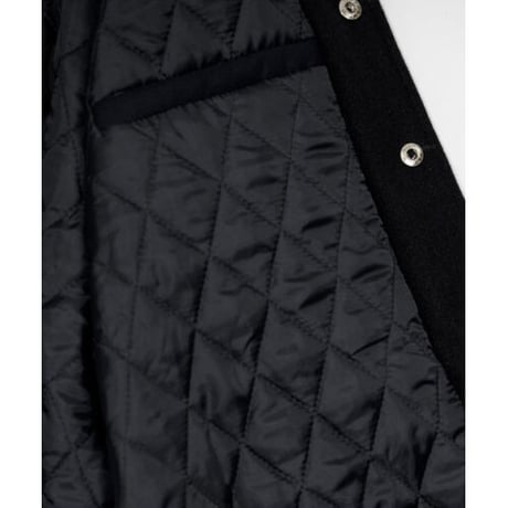 『VETEZE』 　V ロゴライニングバーシティジャケット  (Black)