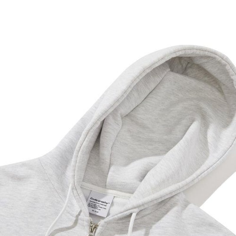 Code:graphy』 アーチロゴジップアップパーカー (Melange Grey) | Code:graphy』 アーチロゴジップアップパーカー (Melange Grey) |