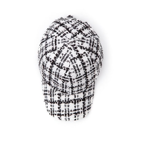 Blackblond BBD Classic Tweed Cap (White)