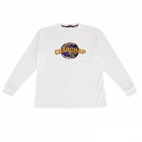 『CHAP CHAP』 　ユニバーサルチャップロングスリーブ Tシャツ (White)