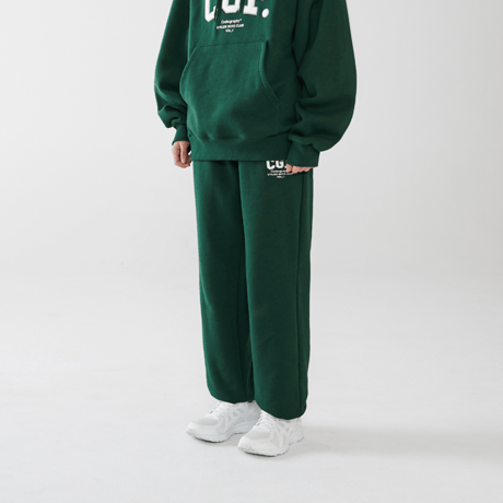『Code:graphy』 　アップリケロゴトレーニングパンツ (Green)
