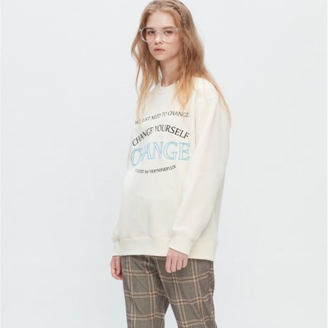 『Verynineflux』 スナァグスウェット (Beige)