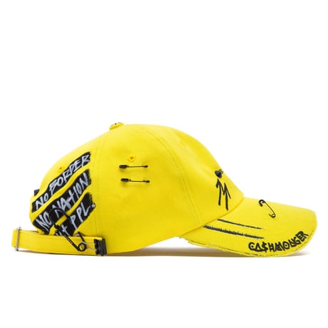 『BLACKBLOND』  レフレクションロゴノーシンパシーキャップ (Yellow)
