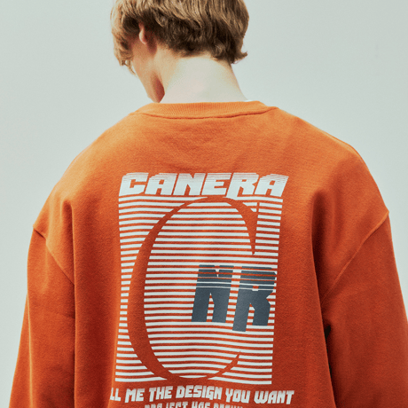 『CANERA』　シンボルスウェットシャツ (Orange)