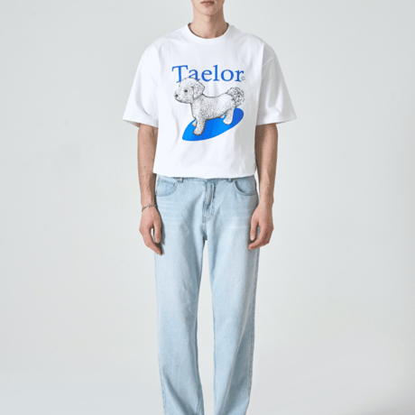 『GROOVE RHYME』 taelor series maltese t-shirts (Blue)