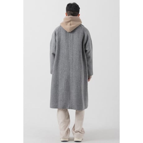 『 BY:L 』 　ウールオーバーバルマカンコート  (Grey)
