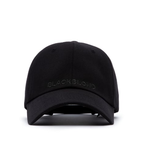 『BLACKBLOND』  　オリジナルロゴキャップ (Black/Black)