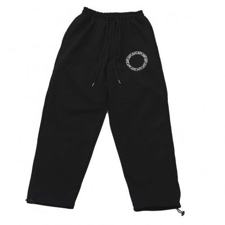 『CHAP CHAP』 　サークルチャップロゴスウェットパンツ (Black)