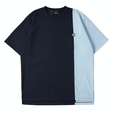 『 BY:L 』    カラー ブロックTシャツ (Navy)