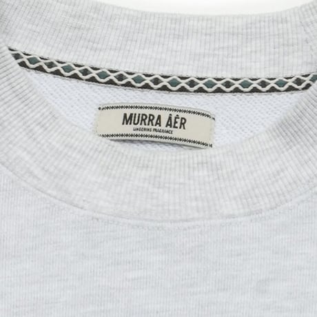 『MURRA AER 』  リリークロップスウェットシャツ (Heather Grey)
