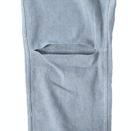 『FREAKISH BUILDING』 ピークスリットロングパンツ (Denim)