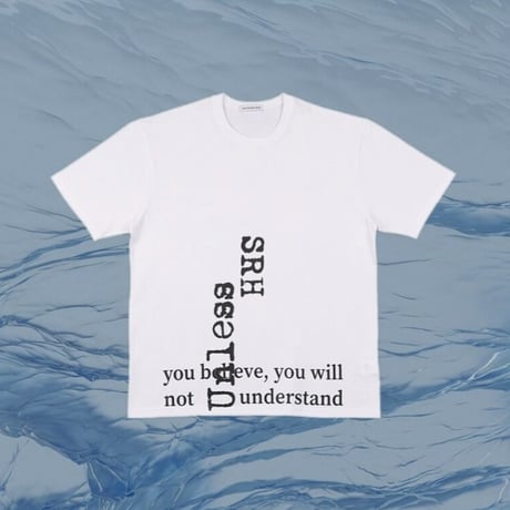 『SLOW RECORD HOUSE』　SRH Tシャツ (White)