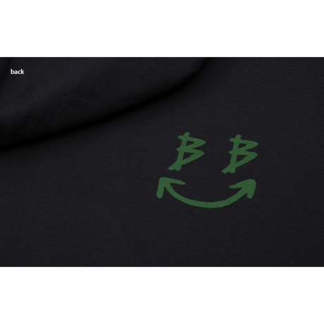 『BLACKBLOND』　デビルスマイルロゴパーカー (Black)