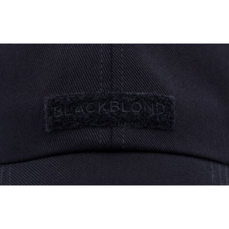 『BLACKBLOND』  +82 ベルクロパッチロキャップ (Black)