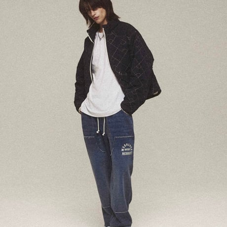 『MURRA AER 』  halogen quilted short blouson (Navy)