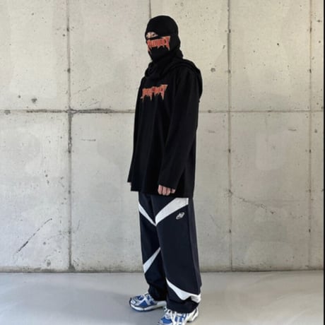 『DRUG PRODUCT 』 　ビンテージプリンティングロングスリーブTシャツ (Black)
