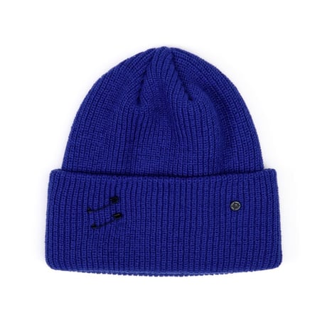 『BLACKBLOND』    シグネチャーカスタムロングニット帽 (Black,Blue,White,Mustard,Dark Beige)