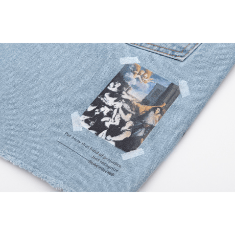 『BLACKBLOND』  イノセントデニムショートパンツ (Light Blue)