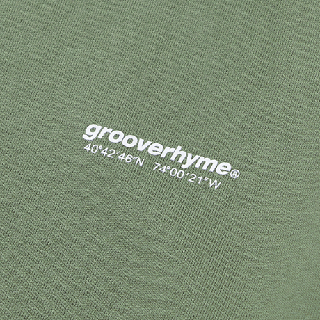 『grooverhyme』 　NYC ロケーションスウェット (Light Khaki)