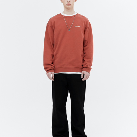 『grooverhyme』 　NYC ロケーションスウェット (Brick)