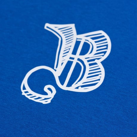 『BLACKBLOND』　sketch logo long t-shirt (Blue)