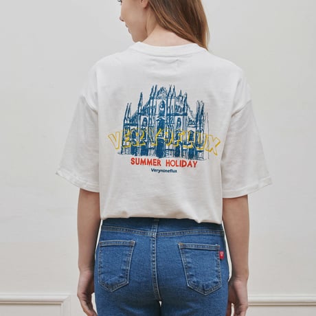 『Verynineflux』  ミラノTシャツ (White)