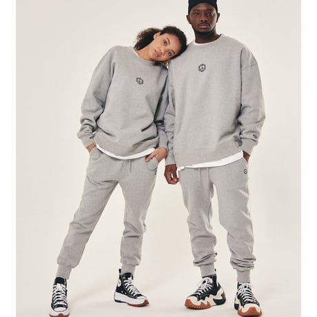『PEACE OF ALL DAY』 　シンボルスウェットシャツ (Grey)