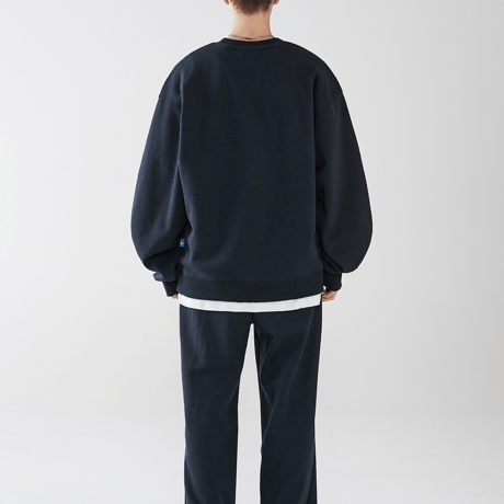 『Code:graphy』 　アップリケロゴスウェット (Navy)