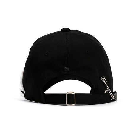 『BLACKBLOND』 サイドパッチグラフィティロゴキャップ (Black)