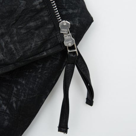 『HIFIFNK』  リンクルレザーオーバーサイズジャケット (Black)