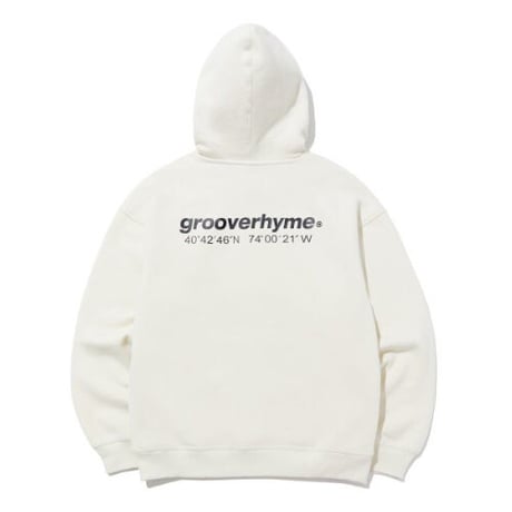 『grooverhyme』 　NYC ロケーションパーカー (Ivory)