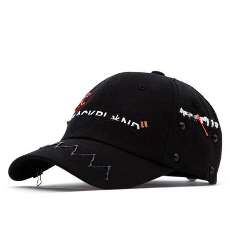 『BLACKBLOND』  クレージーグラフィティーキャップハロウィーンエディション (Black)