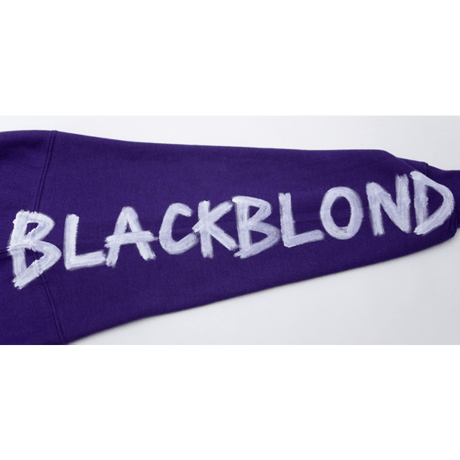 『BLACKBLOND』　 グラフィティーナンバーパーカー (Purple)