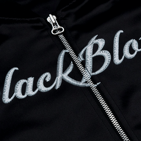『BLACKBLOND』Front Logo Sukajan Jacket (Black)